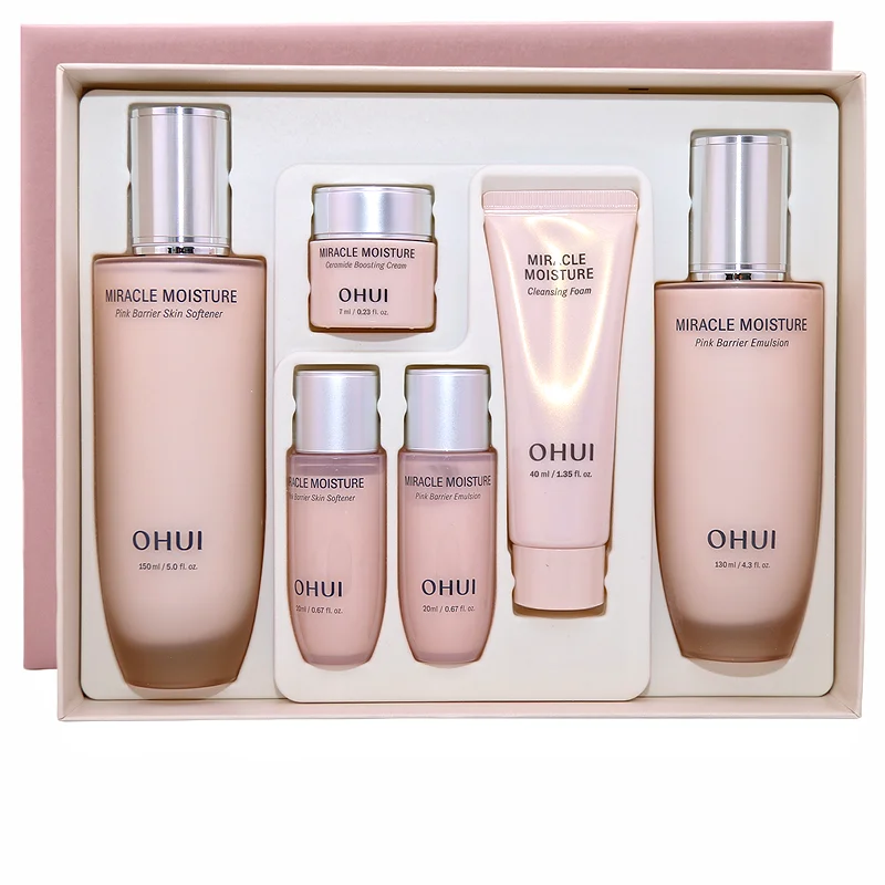 Luxury Skincare Set - Ohui-Juego de hidratación milagroso rosa, emulsión