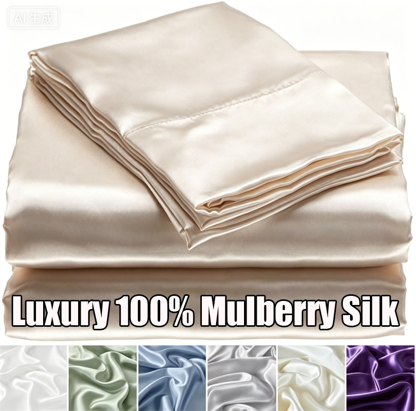 Luxury Skincare Set - Juego de sábanas de seda de