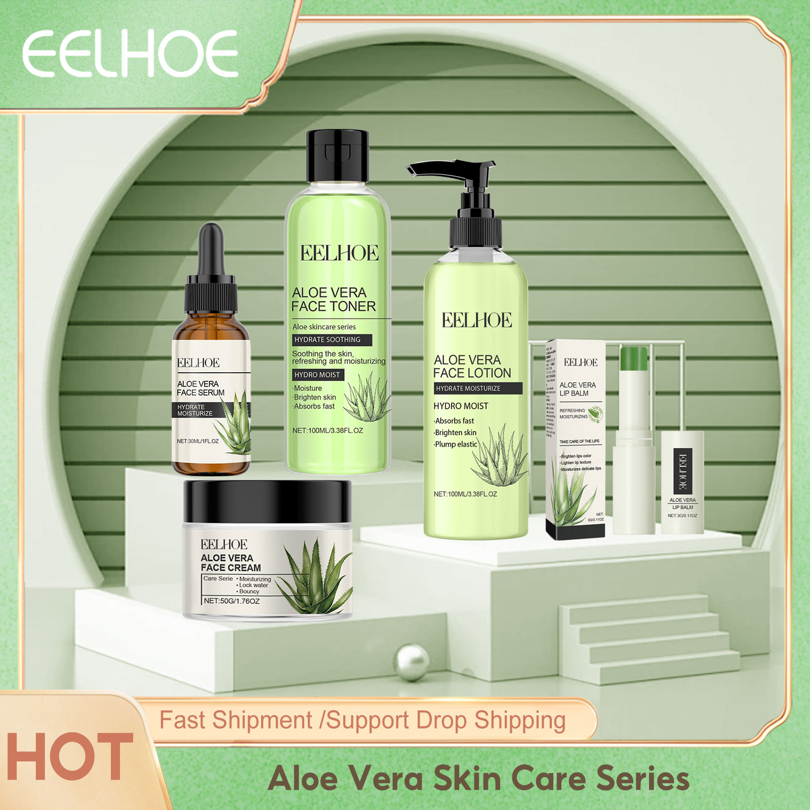 Eelhoe Aloe Vera serie de cuid - Luxury Skincare Set reseña y precio