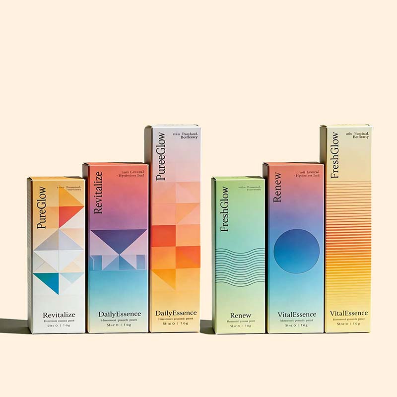 Cajas de Papel para Cosméticos - Luxury Skincare Logo reseña y precio